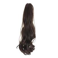Brown 50CM Length Han Edition Of The New Female Curly Hair Claw(Color Dark Brown)