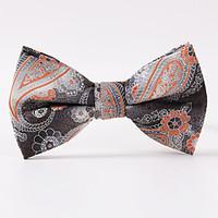 Brown Paisley A Formal Butterfly Bow Tie