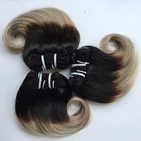 Brazilian Body Wave 4 Bundles Ombre Virgin Hair Body Wave, Unprocessed Raw Human Hair Weave Bundles 8inch Hot Sale.