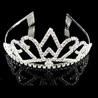 Bridal Wedding Princess Pageant Prom Crystal Tiara Crown Headband