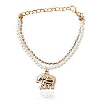 bracelet chain bracelet alloy imitation pearl animal shape fashion jew ...
