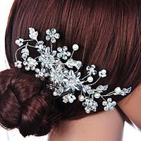 Bride\'s Plum Blossom Wedding Hair Accessories Tiaras Hair Combs 1 Pieces