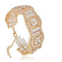 bracelet tennis bracelet alloy circle fashion wedding jewelry gift gol ...