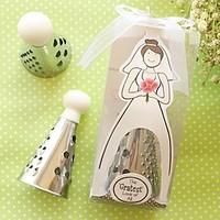 Bridal Dress Cheese Grater Beter Gifts Bridesmaids Practical Kitchen Wedding Favor 64.813.5cm/box
