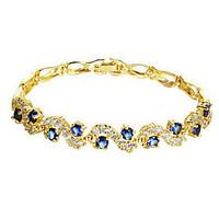 Bracelet/Chain Bracelets Gold Plated Wedding / Party / Daily / Casual / Sports Jewelry Gift Yellow Gold, 1pc