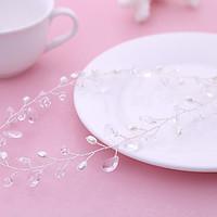 brides drop water shape rhinestone forehead wedding headbands 1 pc