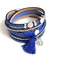 bracelet wrap bracelet leather round fashion party daily jewelry gift  ...