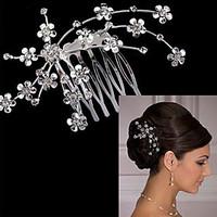 Bride\'s Plum Blossom Wedding Hair Accessories Tiaras Hair Combs 1 Pieces