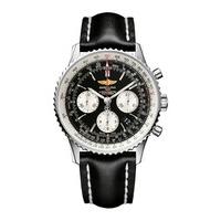 Breitling Navitimer 01 Automatic men\'s black strap watch