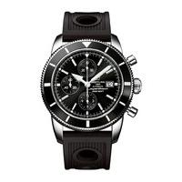 breitling superocean heritage chronograph 46 automatic mens steel brac ...