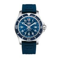 Breitling Superocean II 44 men\'s automatic blue strap watch