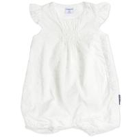 broderie baby playsuit white quality kids boys girls