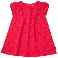 broderie hearts baby dress red quality kids boys girls