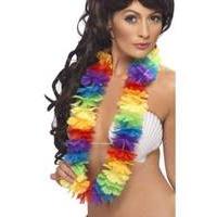 Bright Large Rainbow Lei