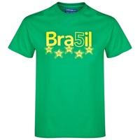 Brazil 5 Star T-Shirt Green