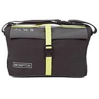 Brompton Roll Top bag with Cover and Frame | Black/Green