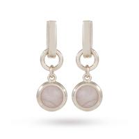 Bronzallure Faceted Stone Dangle Earrings