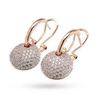 Bronzallure Cz Dangle Earrings