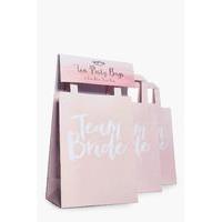 Bride Hen Party Gift Bags 5 Pack - natural