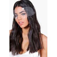 bridal mesh face mask white