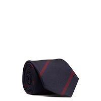 Breton Striped Silk Tie - Marine