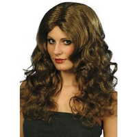 brown glamour wig