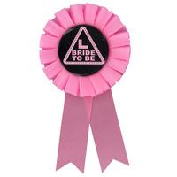 Bride To Be Rosette Pink