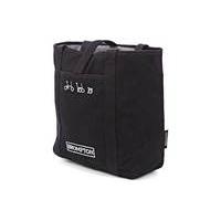 brompton tote bag with cover and frame black