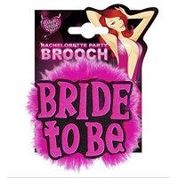 Bride To Be Brooches - Black Hen Party Jewellery For Fancy Dress Costumes