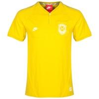 Brazil Covert Y Neck Henley Top Yellow