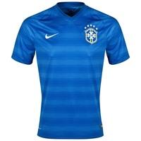 Brazil Away Shirt Royal Blue 2014