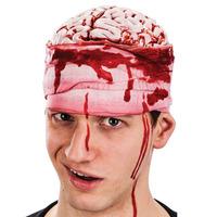 Brain Hat With Blood & Bandages