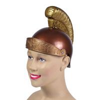 bronze childrens plastic roman helmet