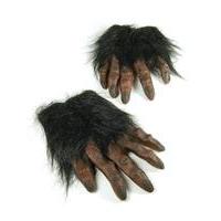 Brown Hairy Halloween Hands