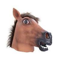 Brown Horse Overhead Mask