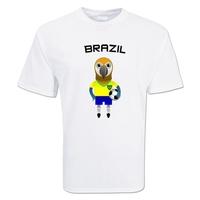 brazil mascot soccer t shirt