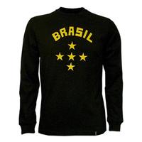 brazil goalie 1960s long sleeve retro shirt 100 cotton