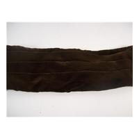 Brown Velvet Cummerbund