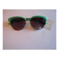 Brand New With Tag B Base Mint Green and Metal Rim Sunglasses