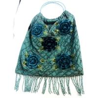BRAND NEW green Per Una bag with flowers and beads Per Una - Size: One size - Green - Handbag