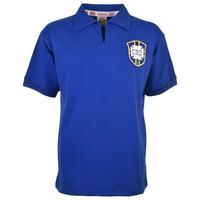 brazil 1958 world cup retro football shirt