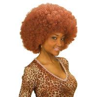 Brown Ladies Extra Curly Jimmy Wig