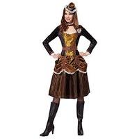 Bristol Novelty Af012 Steampunk Lady Uk Size 10 -12