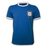 Brazil Away 1970\'s Short Sleeve Retro Shirt 100% cotton