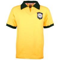 brazil 1958 world cup retro football shirt