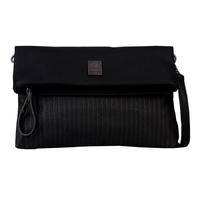 brunotti soft black pu flat shoulder bag bb4128 900