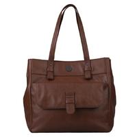 Brunotti Dark Brown PU Shopper Bag BB4131-804