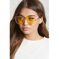 Brow-Bar Aviator Sunglasses