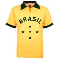 brazil 1960 retro football shirt