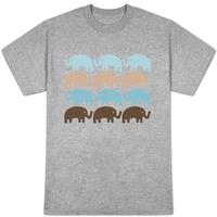 Brown Elephant Family